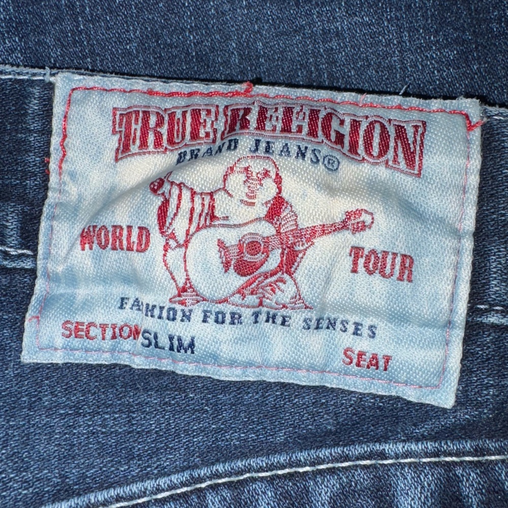 True Religion Dark Blue Skinny Jeans - 28” - Picture 4 of 5